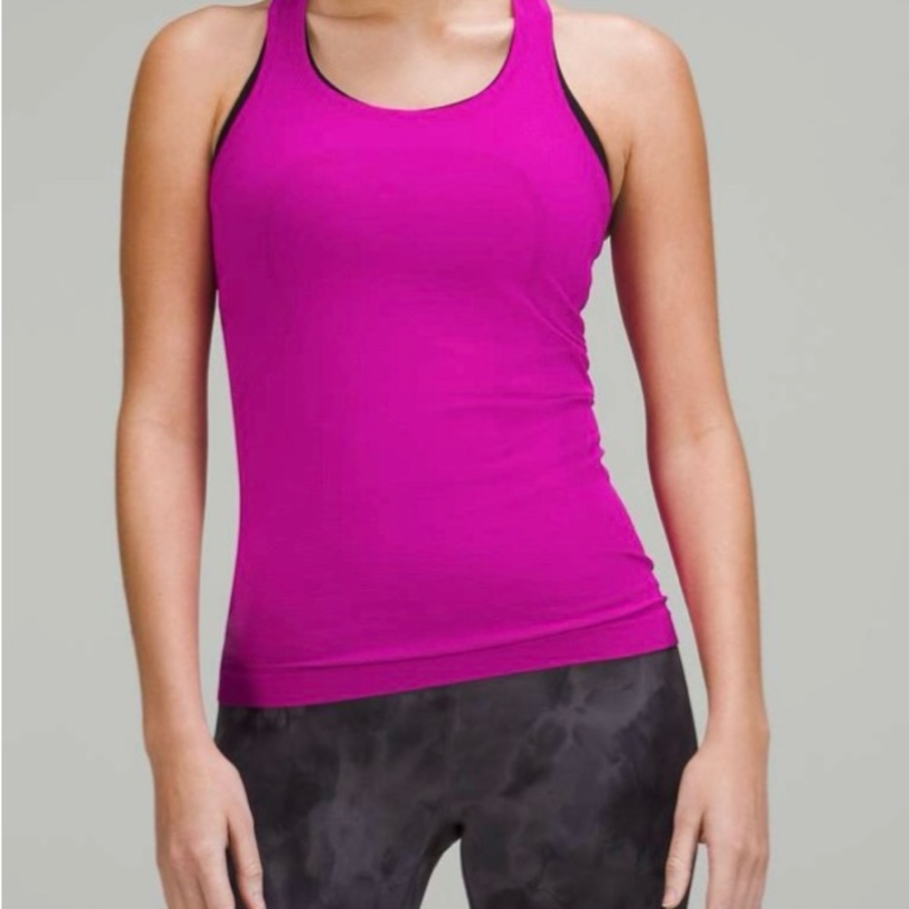 Lululemon Swiftly Racerback Tank 2.0 Purple Highlight Size 4